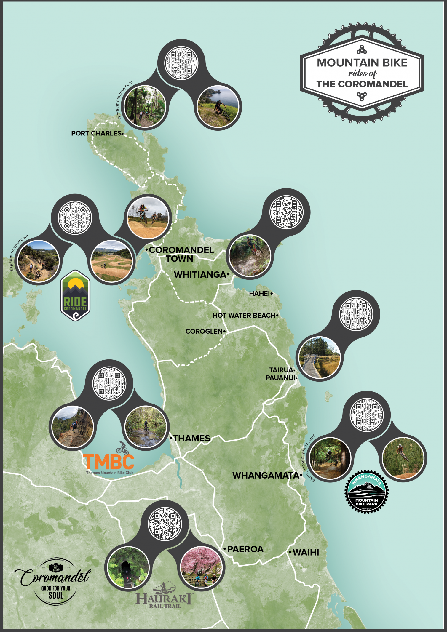 Ride Coromandel map
